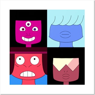 Faces of Garnet Posters and Art